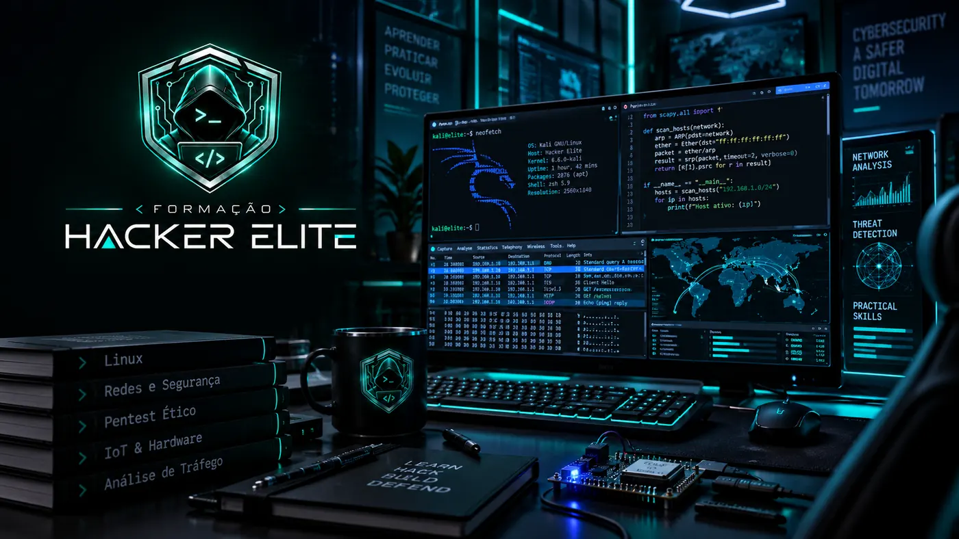 Laboratório cibernético da Formação Hacker Elite
